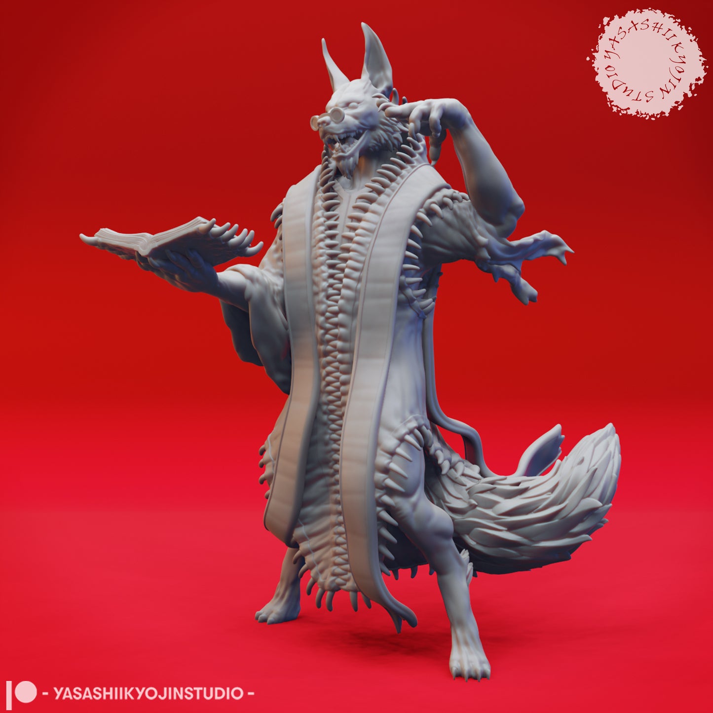 Arcanaloth miniature by Yasashii Kyojin Studio
