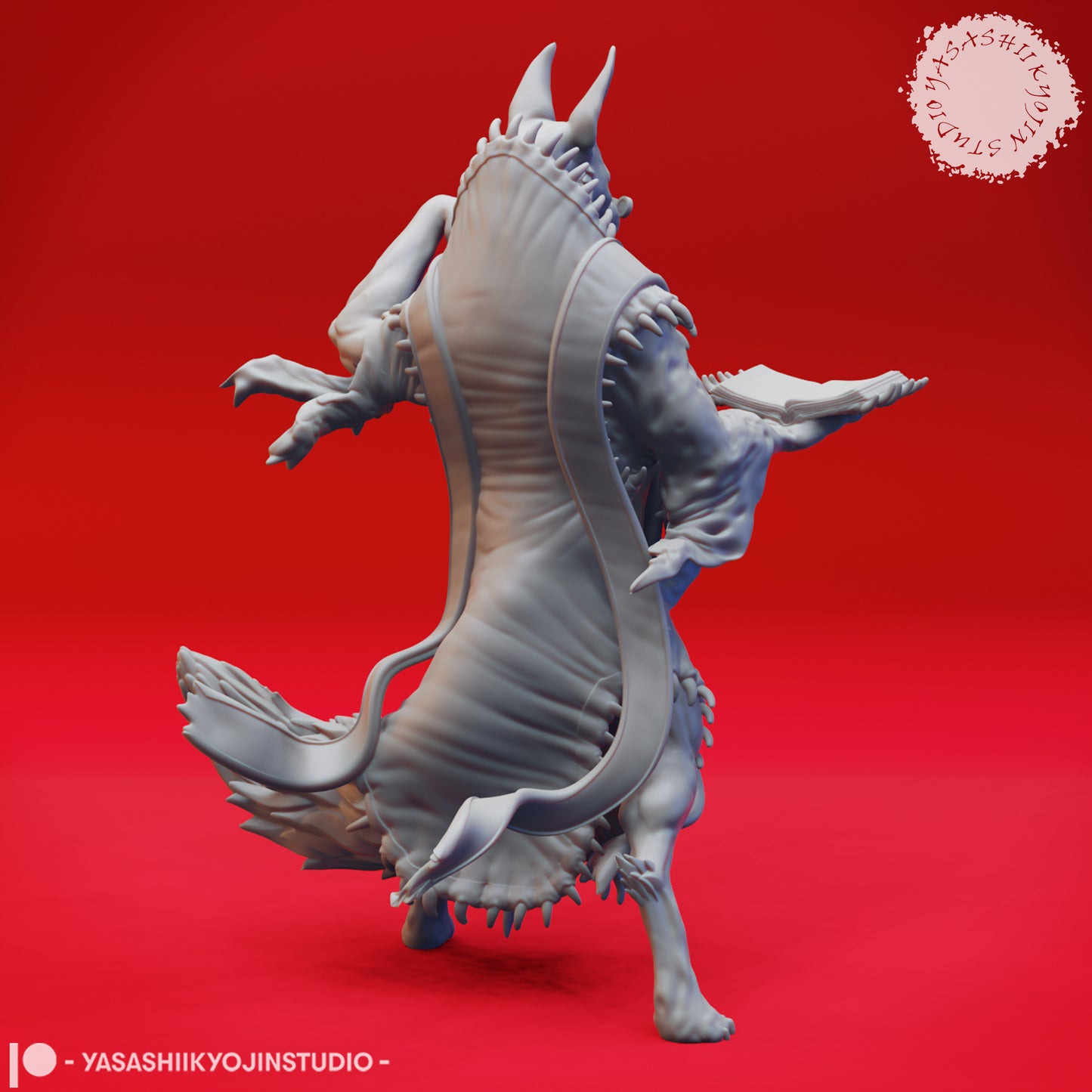 Arcanaloth miniature by Yasashii Kyojin Studio
