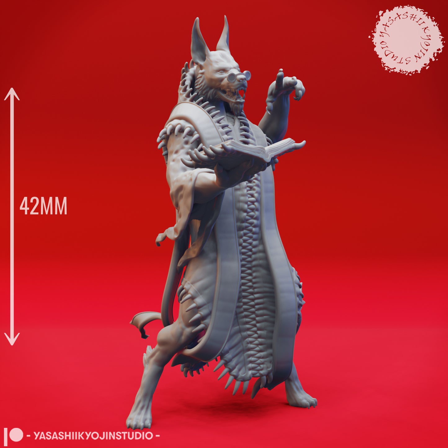 Arcanaloth miniature by Yasashii Kyojin Studio