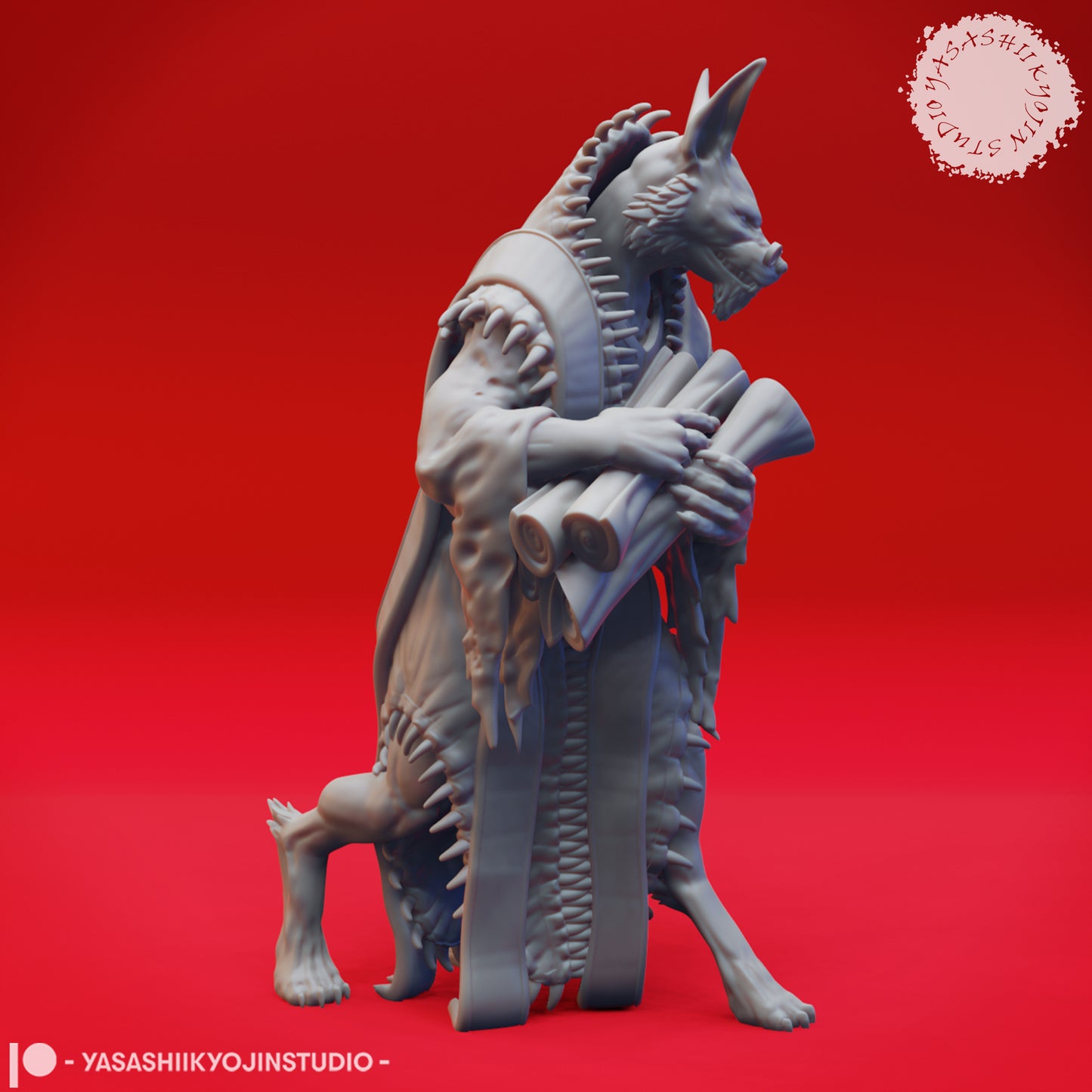 Arcanaloth miniature by Yasashii Kyojin Studio
