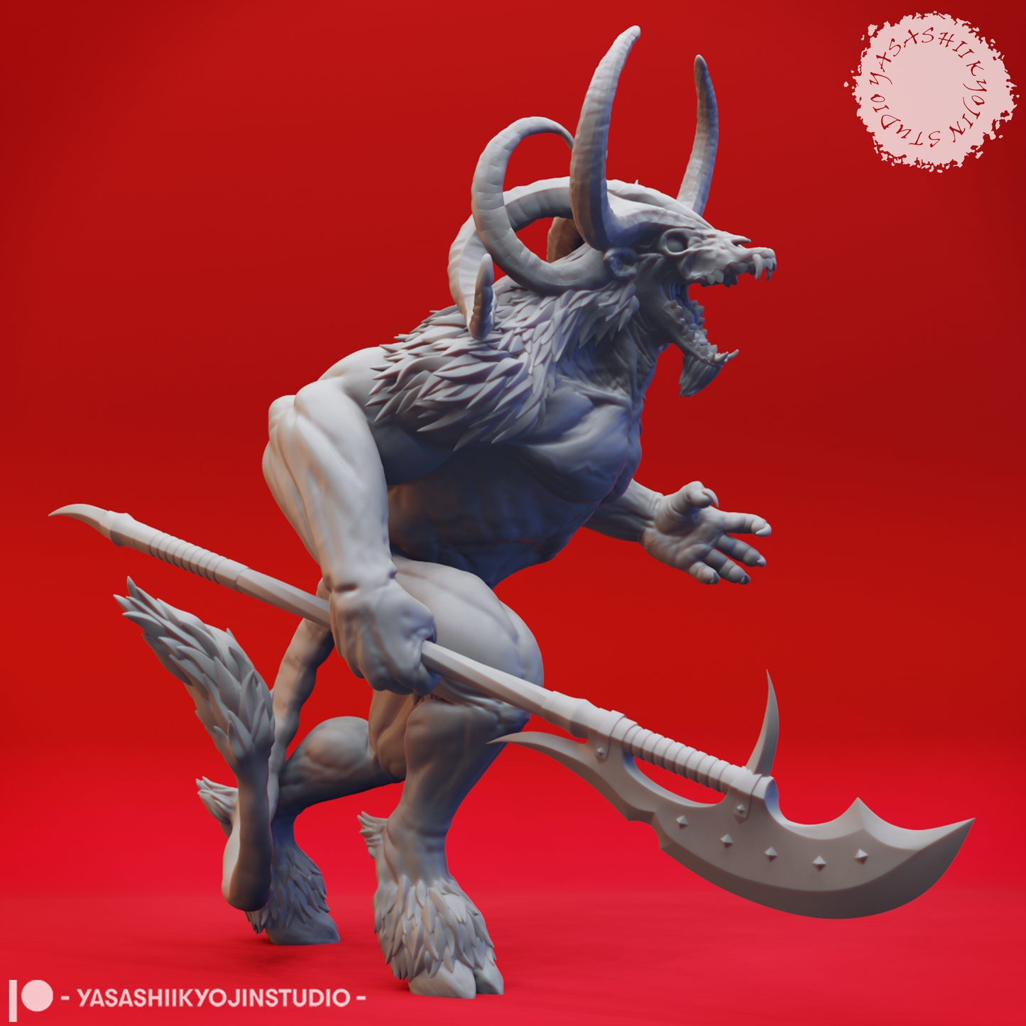 Baphomet miniature by Yasashii Kyojin Studio