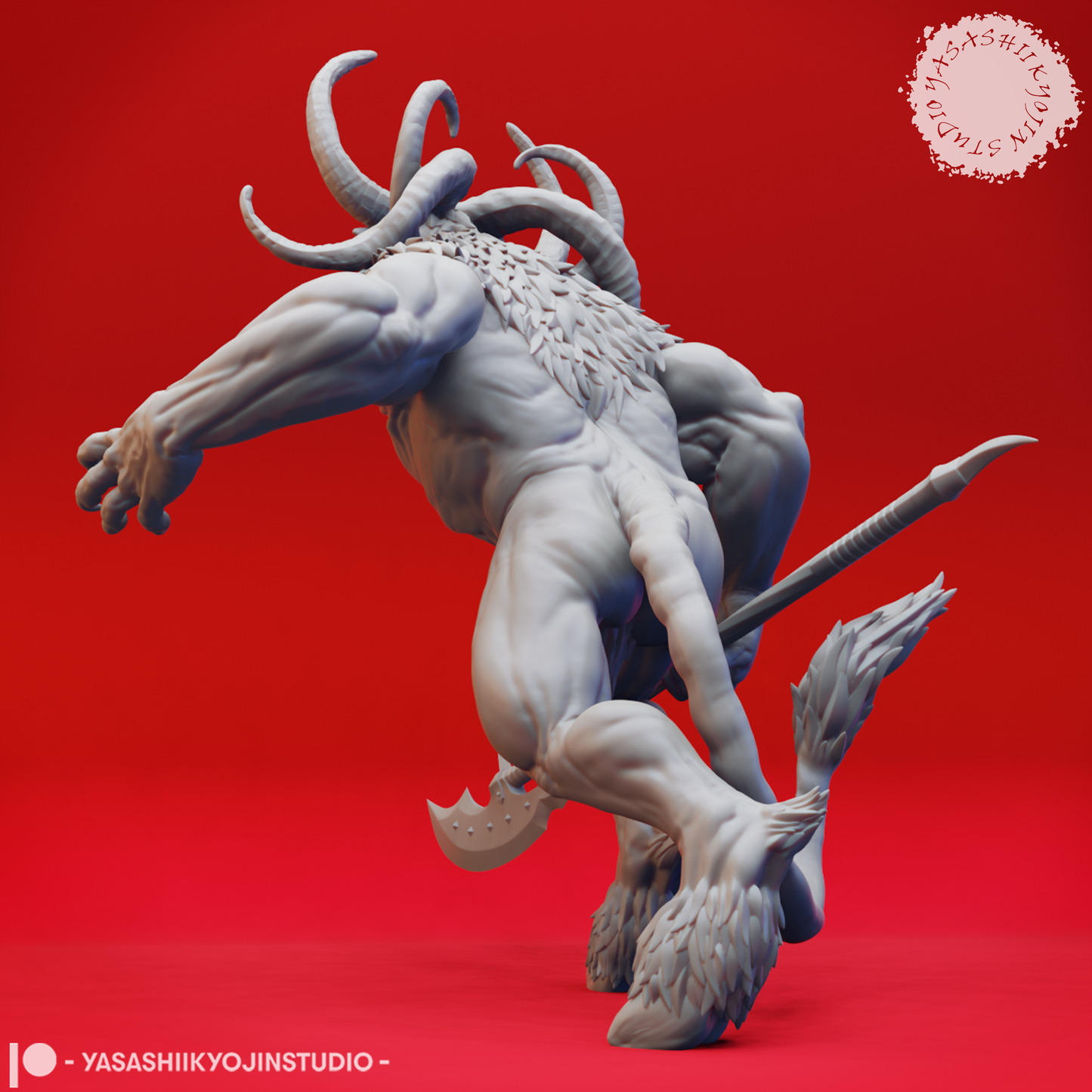 Baphomet miniature by Yasashii Kyojin Studio