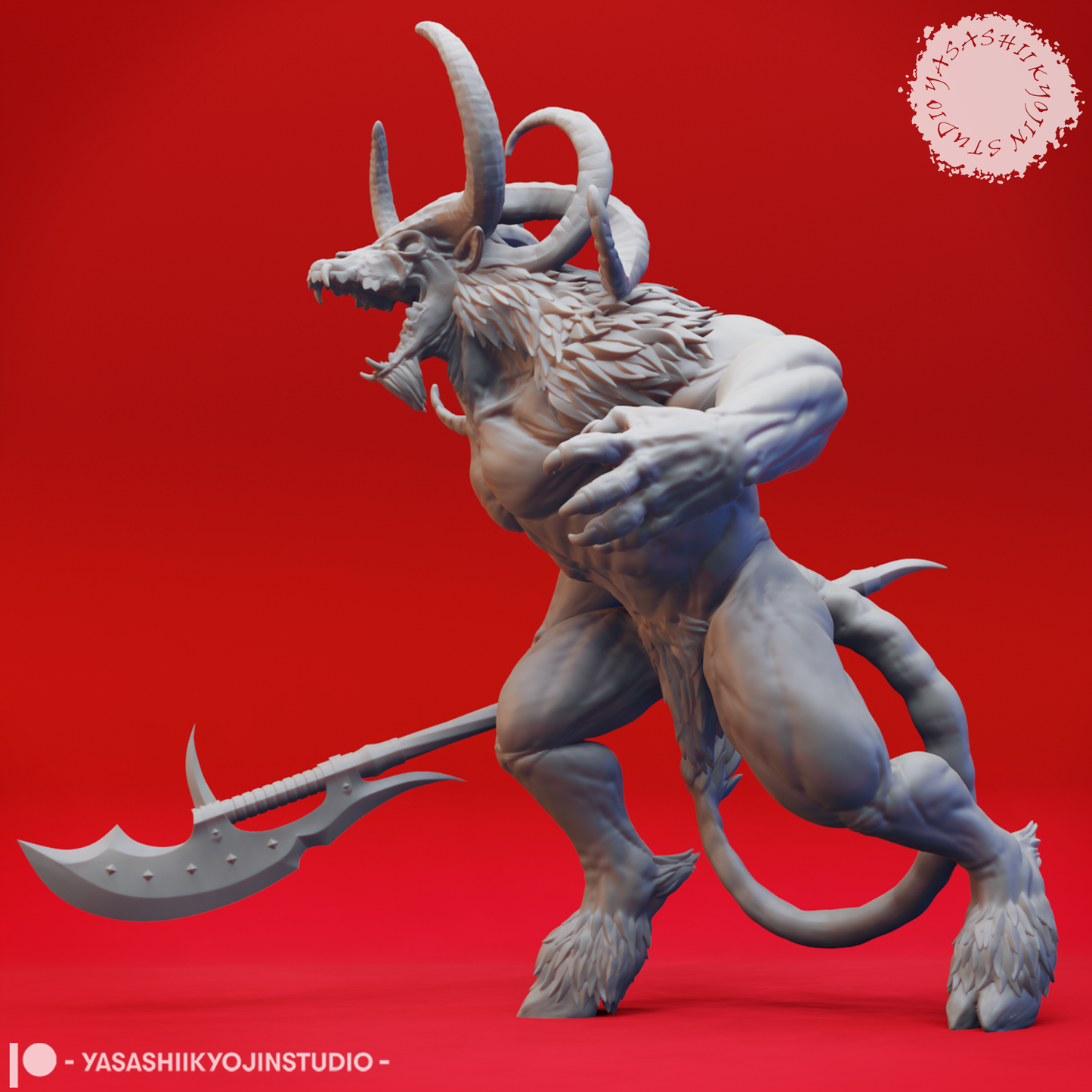 Baphomet miniature by Yasashii Kyojin Studio