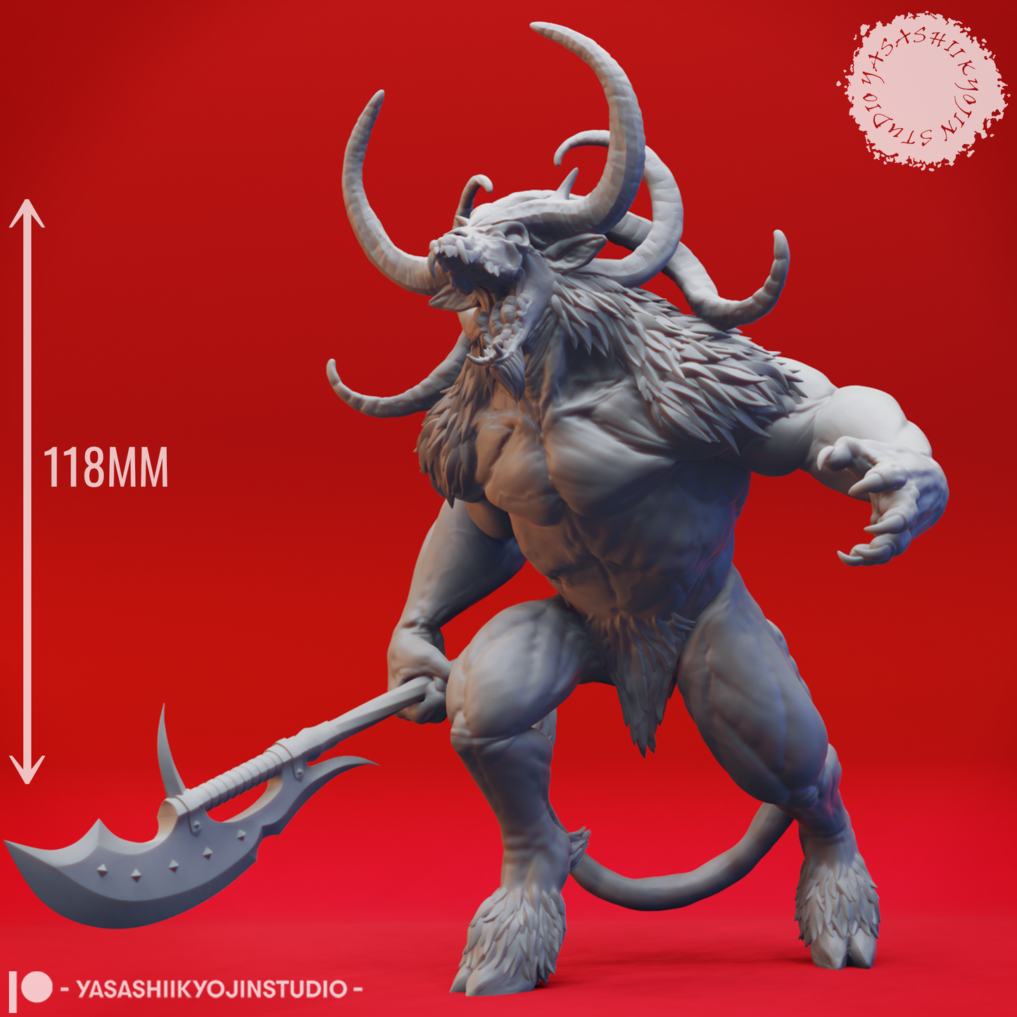 Baphomet miniature by Yasashii Kyojin Studio