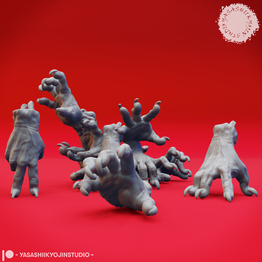 Crawling Claw miniature by Yasashii Kyojin Studio