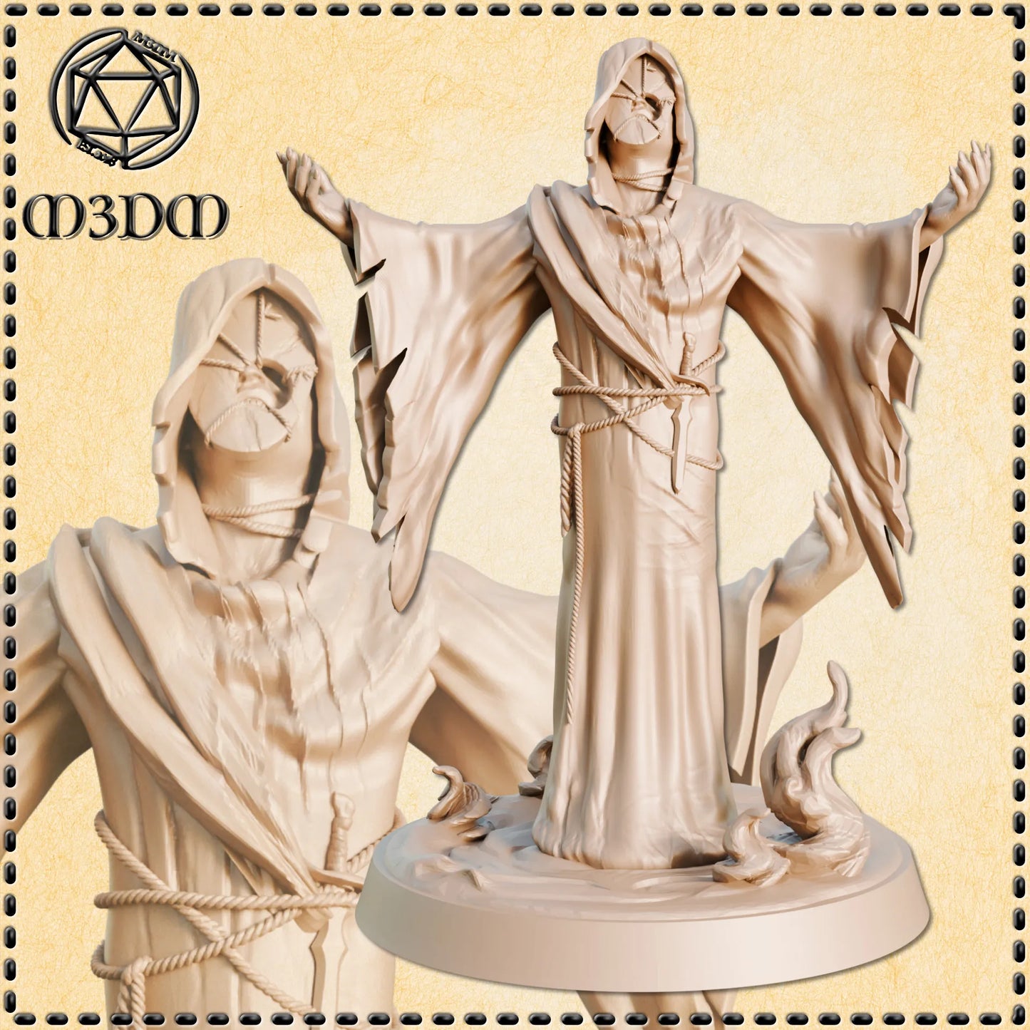 Cultist Miniature by M3DM