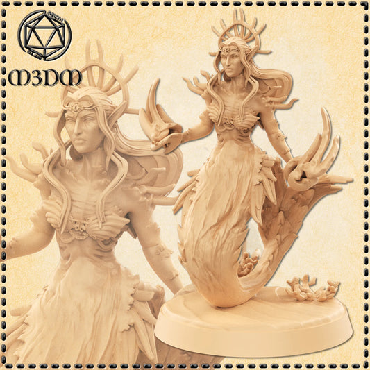 Cursed Mermaid Miniature by M3DM