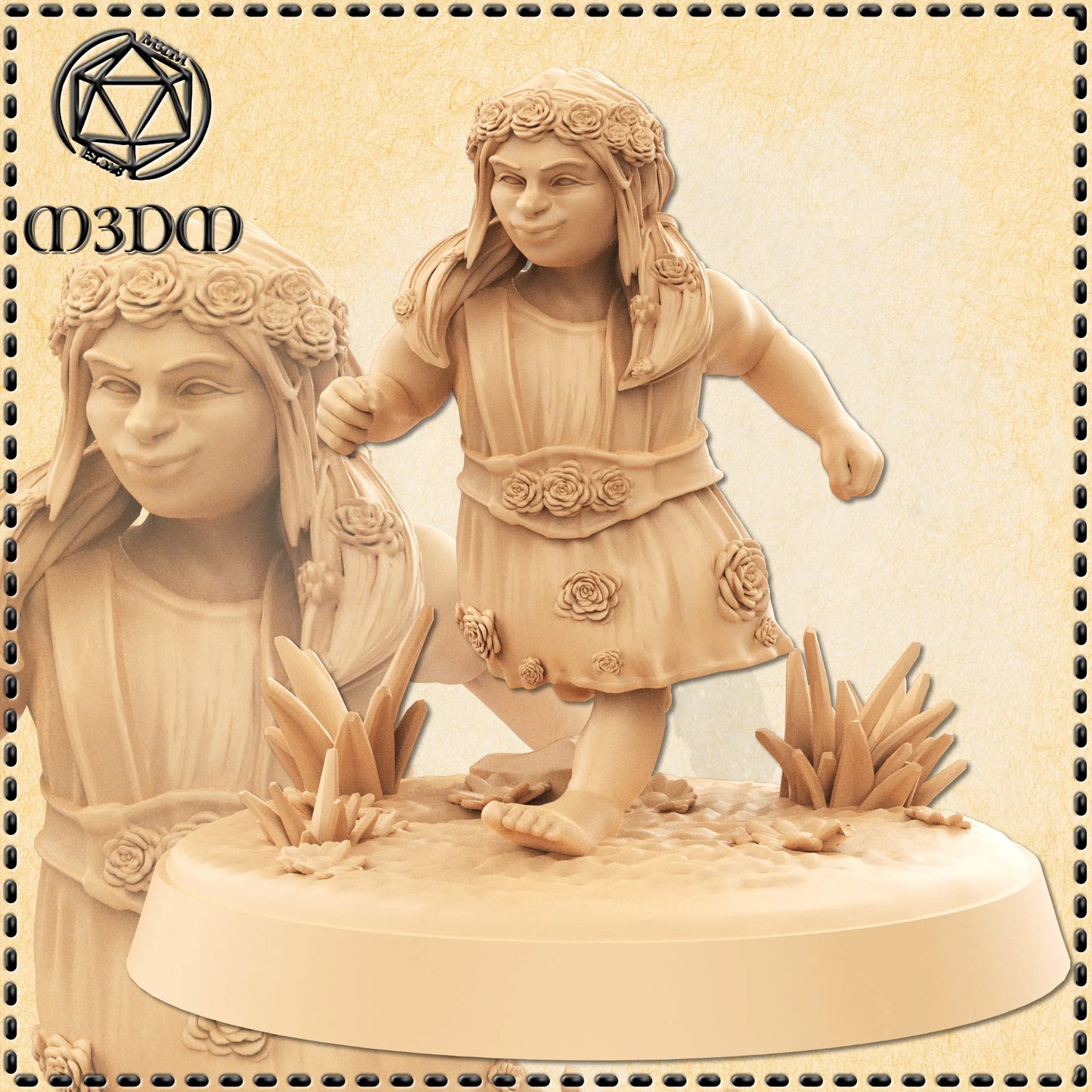 Dwarf Children Miniature by M3DM