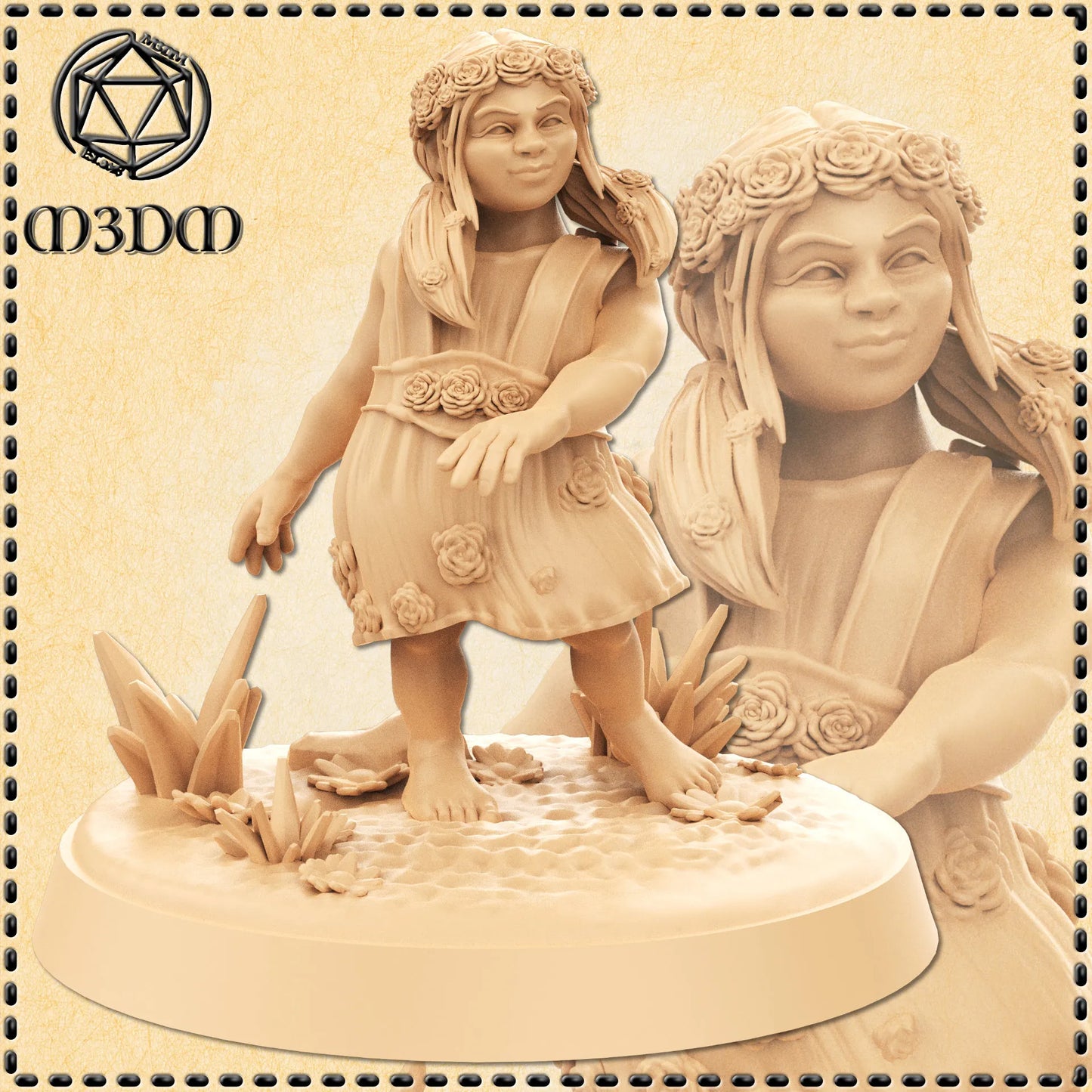 Dwarf Children Miniature by M3DM