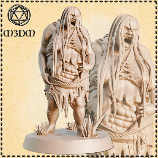 Female Ghast Zombie Miniature by M3DM