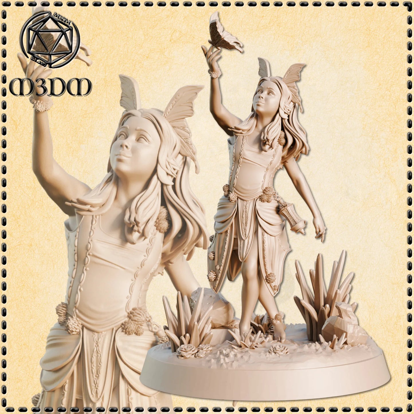 Fey Child Miniature by M3DM