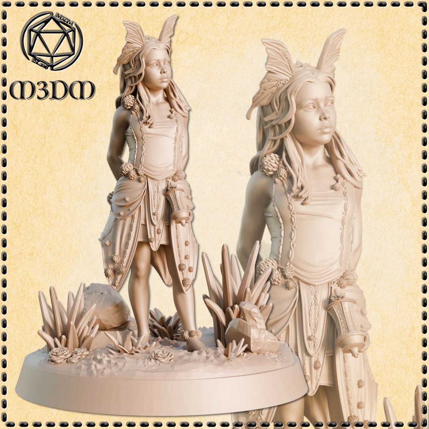 Fey Child Miniature by M3DM