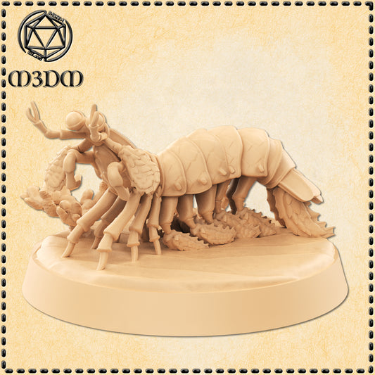 Giant Peacock Mantis Shrimp Miniature by M3DM