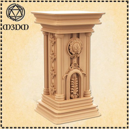 Gothic Pedestal Miniature by M3DM