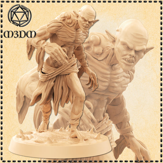 Graveyard Ghoul Miniature by M3DM