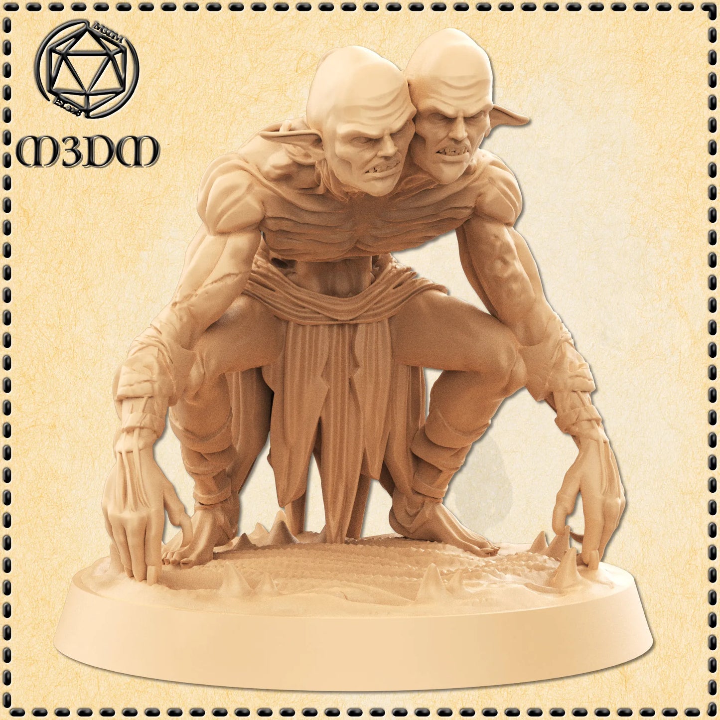 Graveyard Ghoul Miniature by M3DM