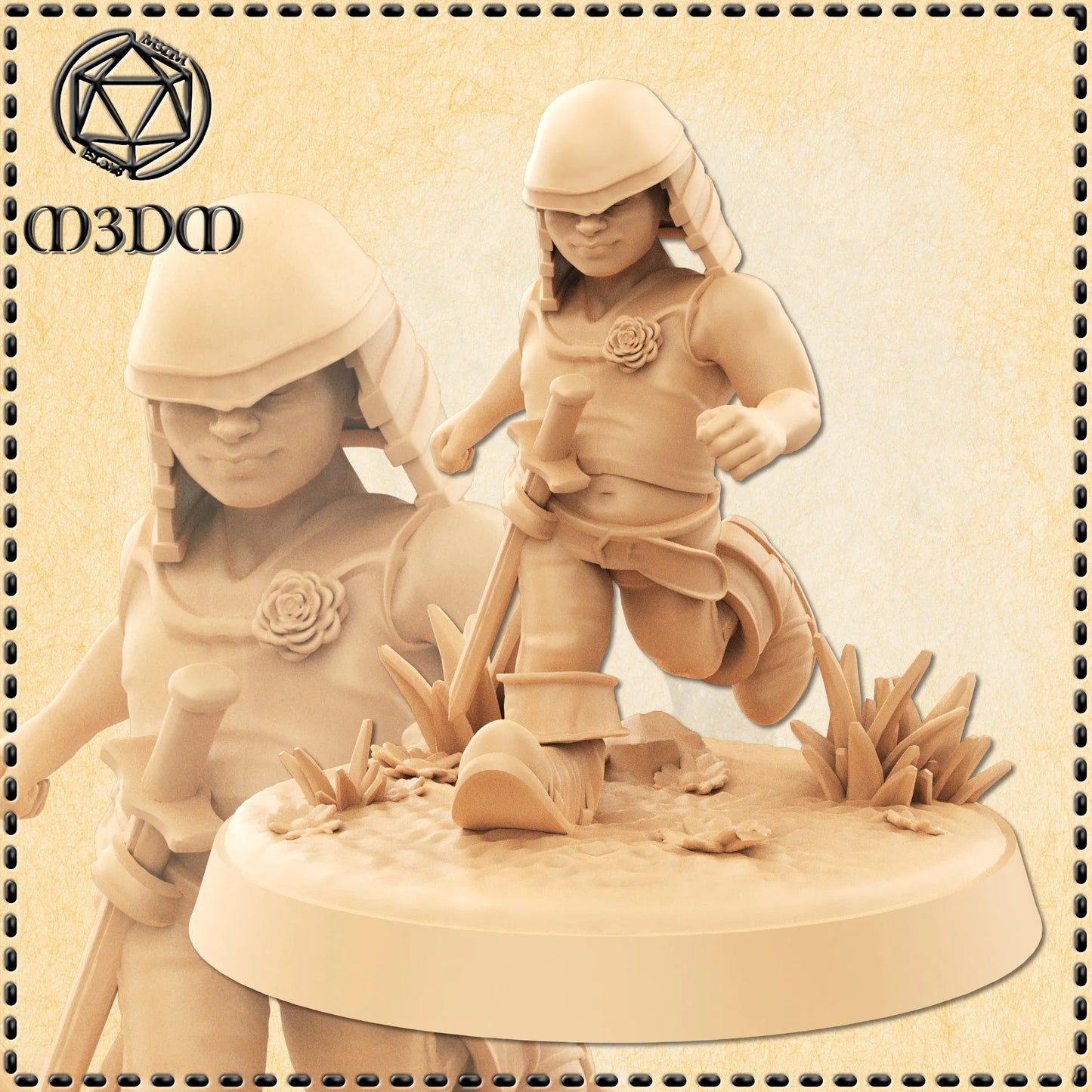 Dwarf Children Miniature by M3DM