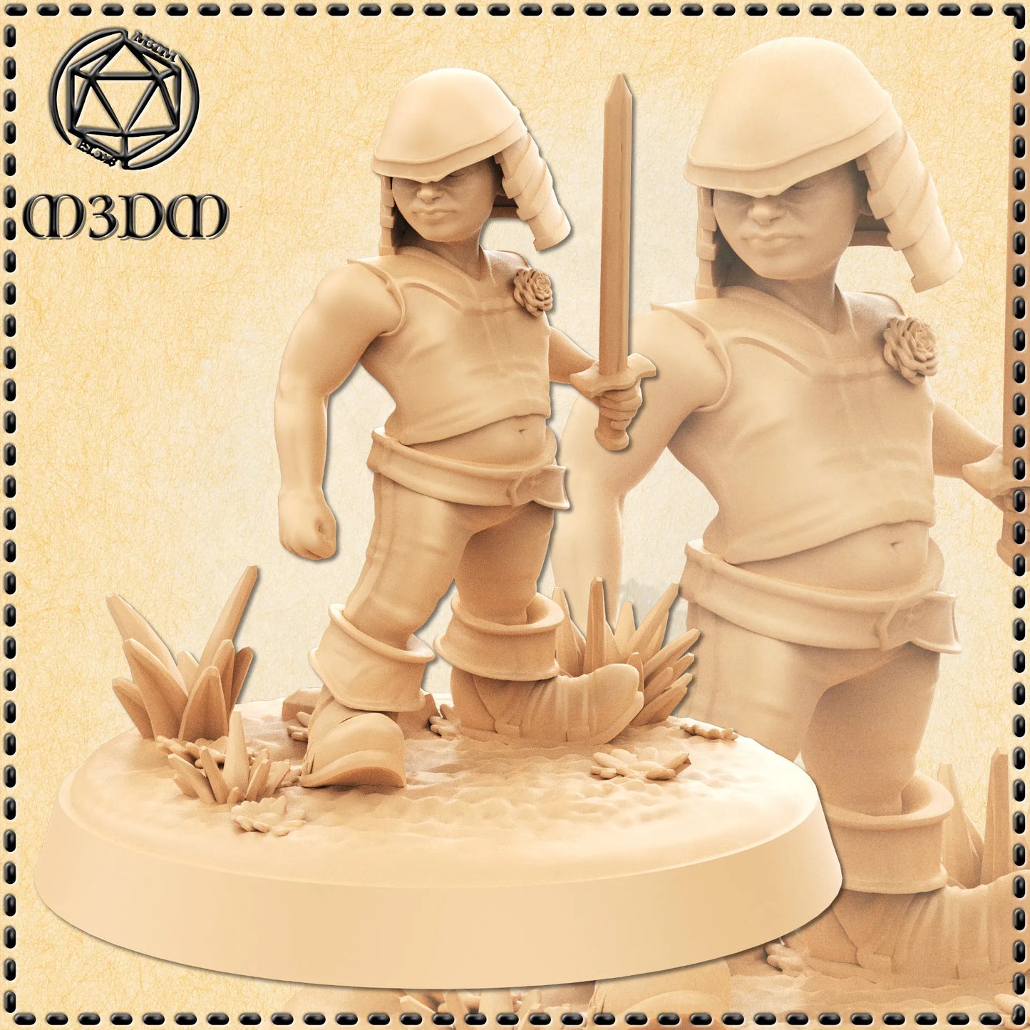 Dwarf Children Miniature by M3DM