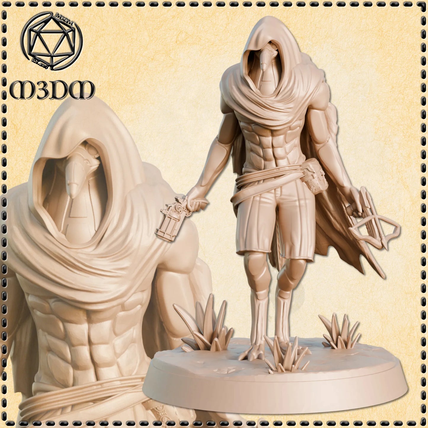 Metalforged Birdfolk Rogue Miniature by M3DM