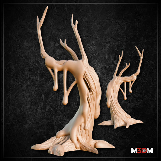 Ooze covered tree Miniature by M3DM