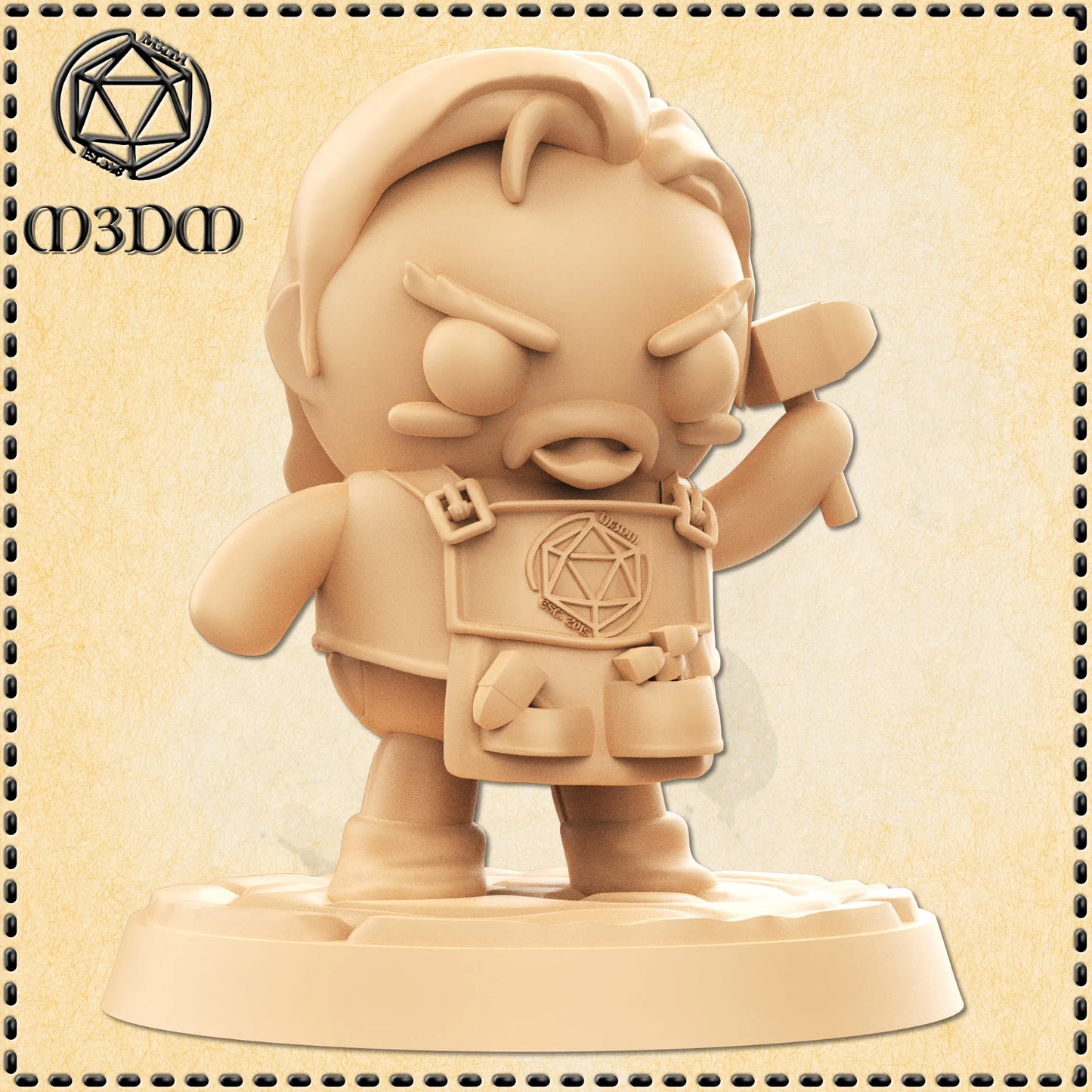 Ricky the Mastersmith Miniature by M3DM