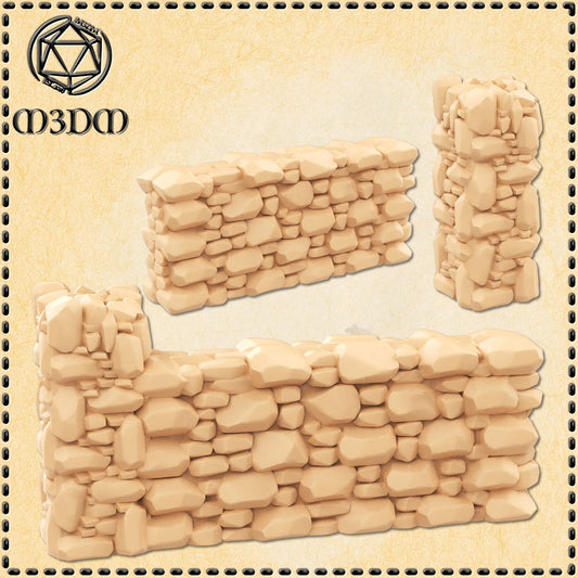 Rock Wall Miniature by M3DM