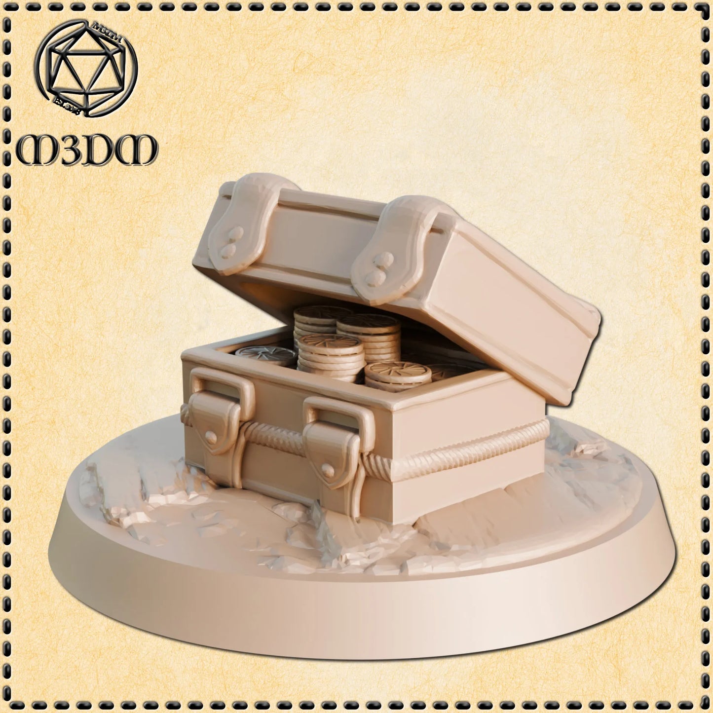 Thief Chest Mimic Miniature by M3DM