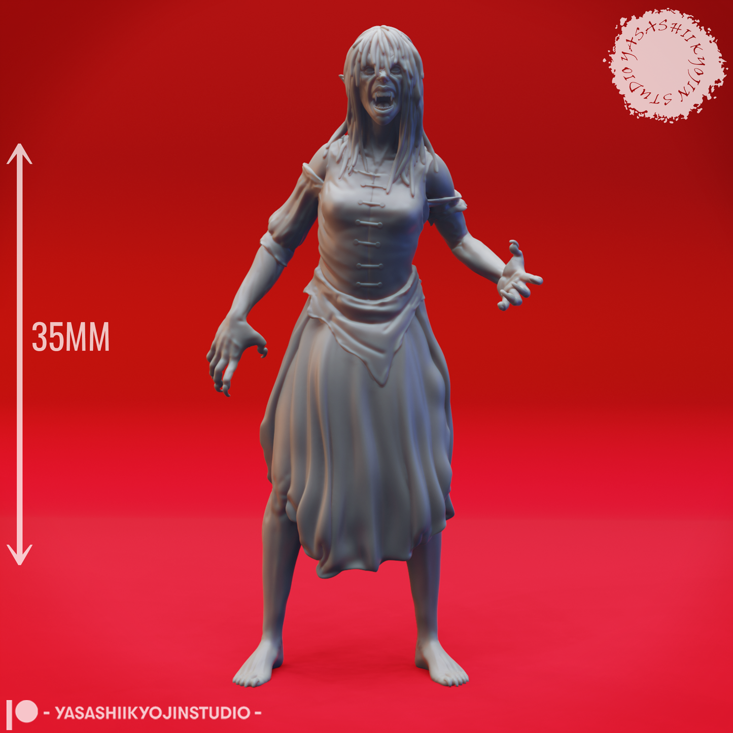 Vampire miniature by Yasashii Kyojin Studio
