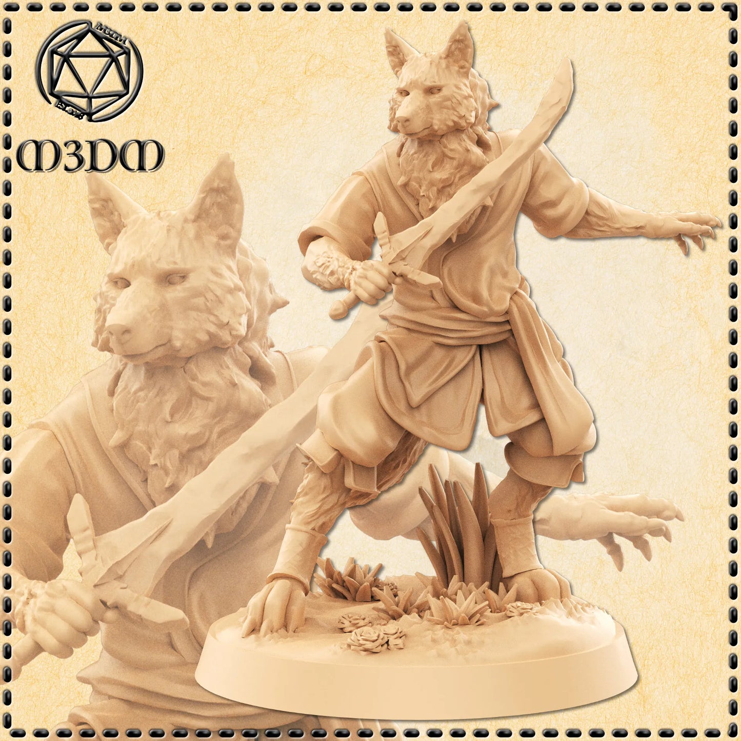 Wolffolk Ranger Miniature by M3DM