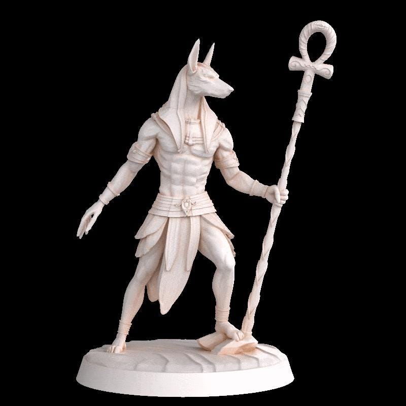 Anubis miniature by M3DM
