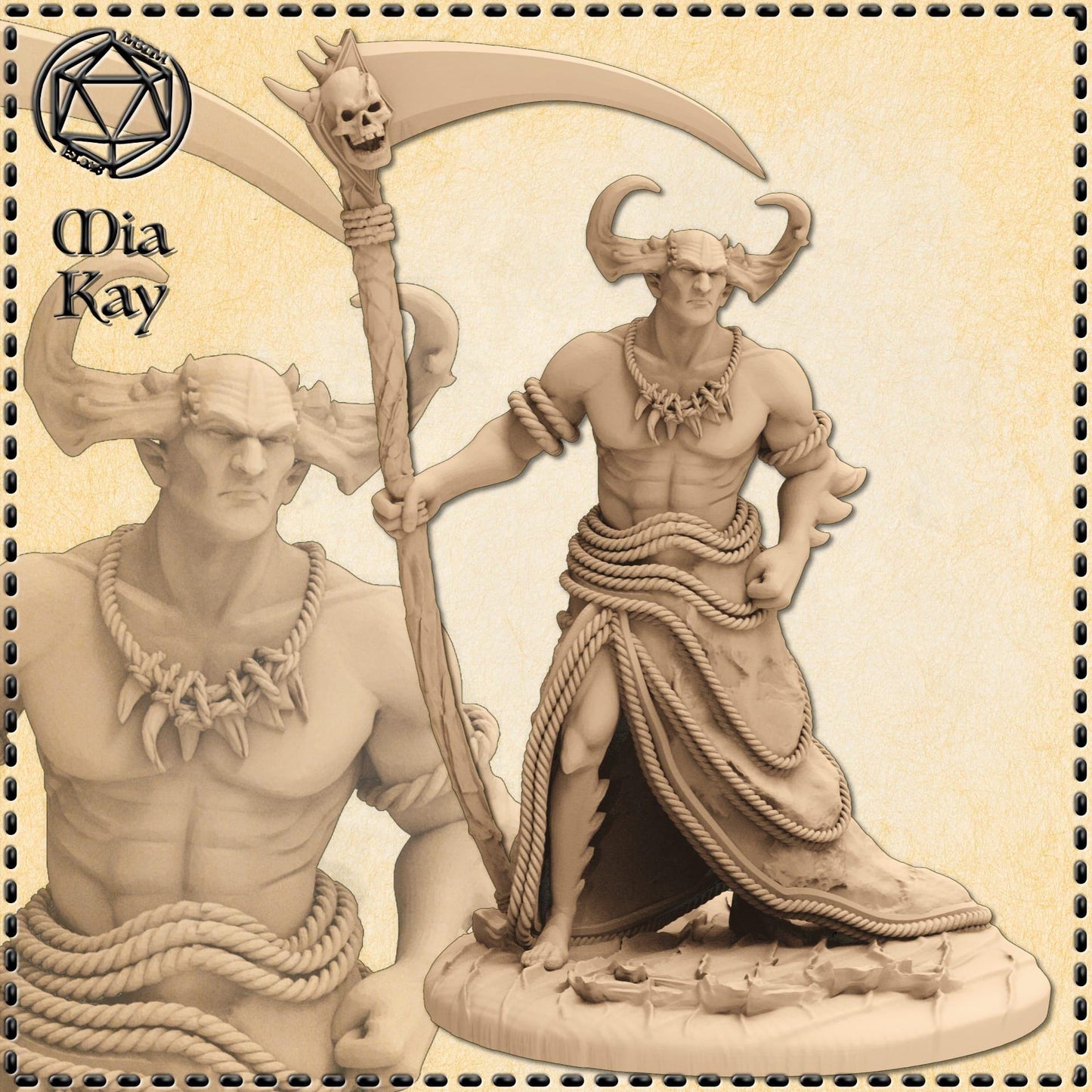 Asmodeus miniature by M3DM
