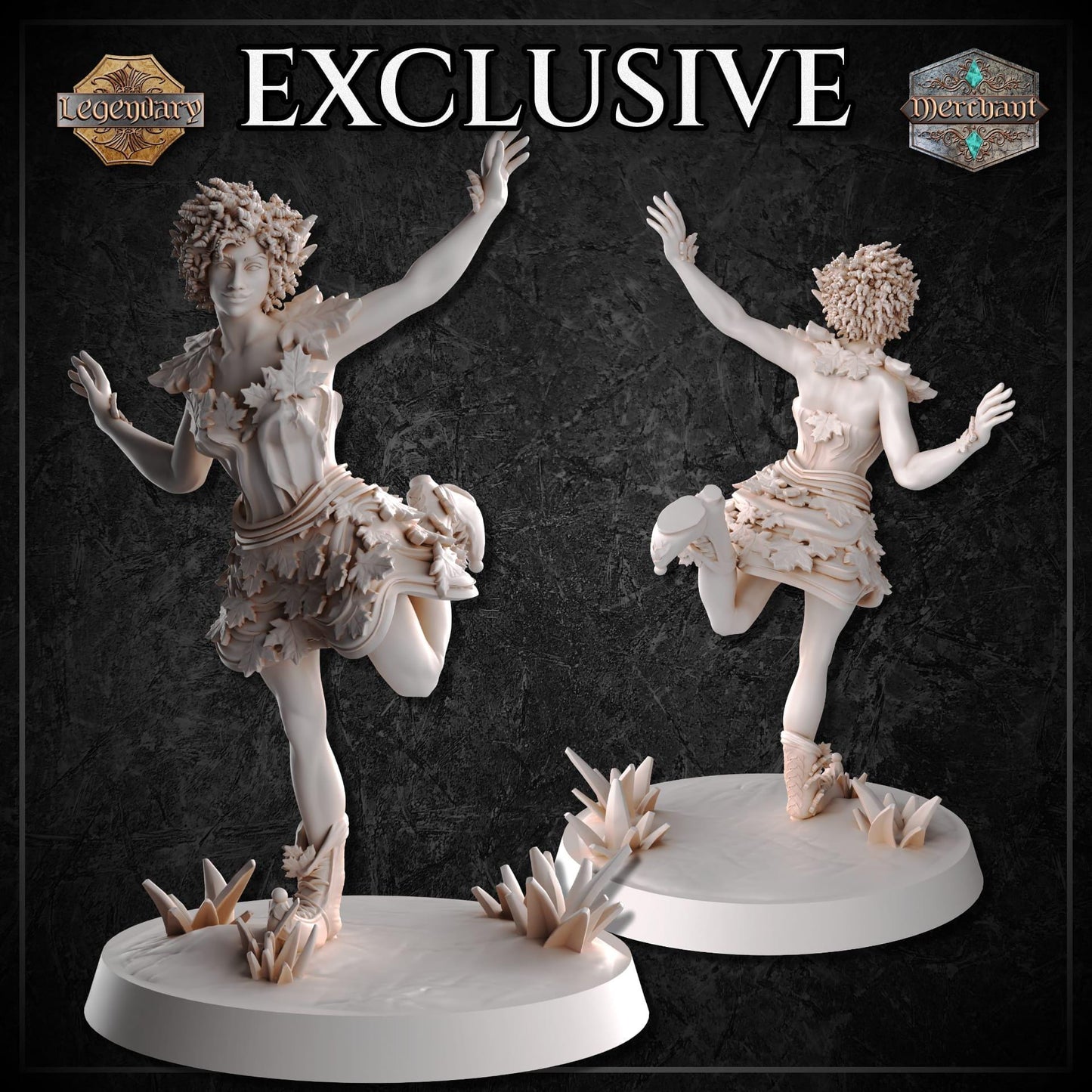 Autumn Elf miniature by M3DM