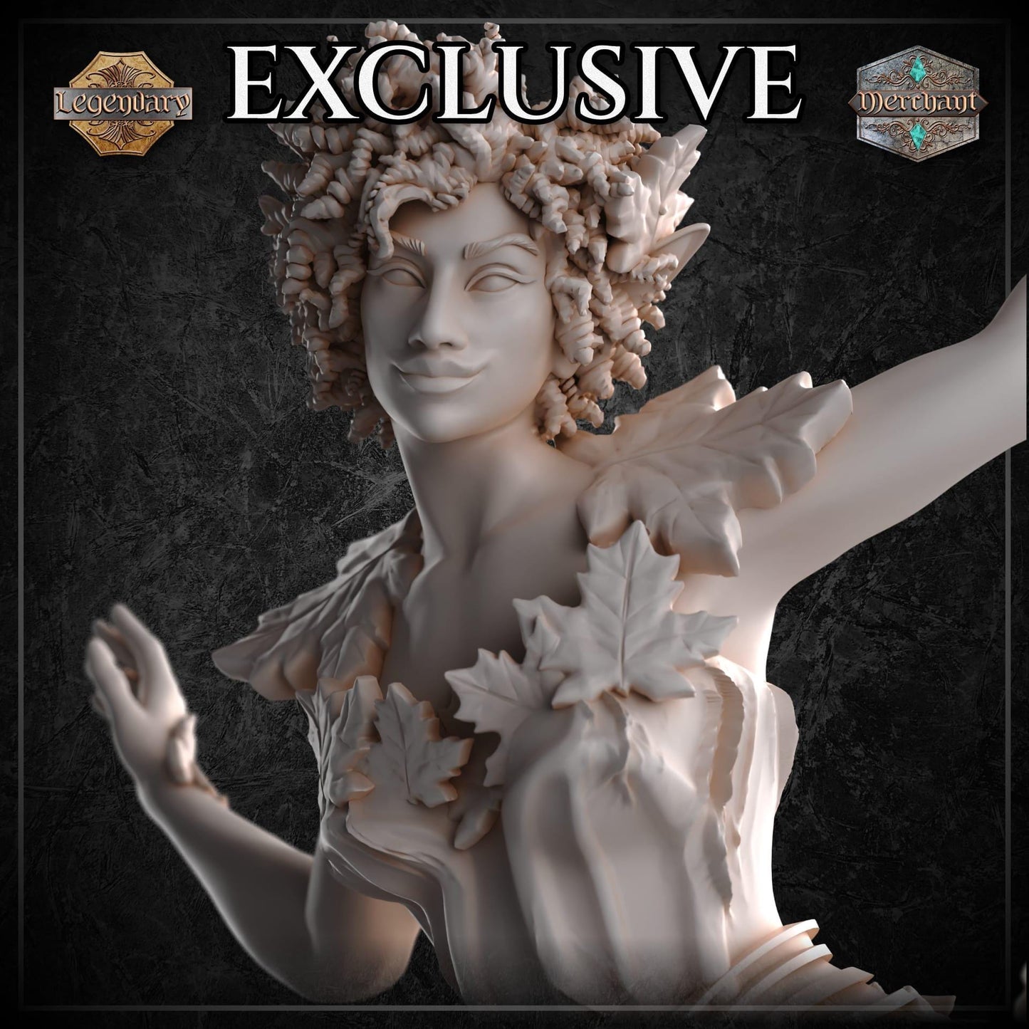 Autumn Elf miniature by M3DM
