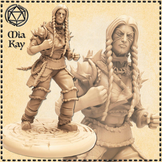 Female Woodland Defender miniature by M3DM
