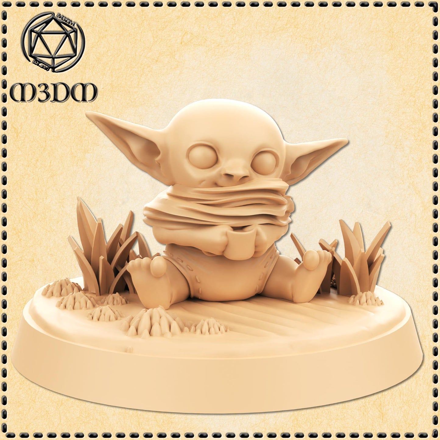 Baby Goblin miniature by M3DM