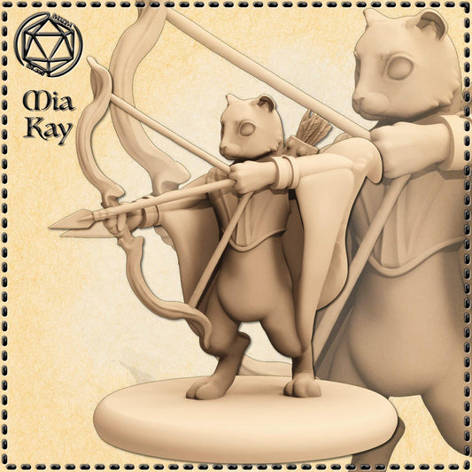 Flying Squirrel Ranger miniature by M3DM