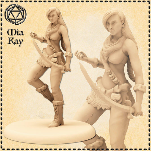 Wood Elf miniature by M3DM