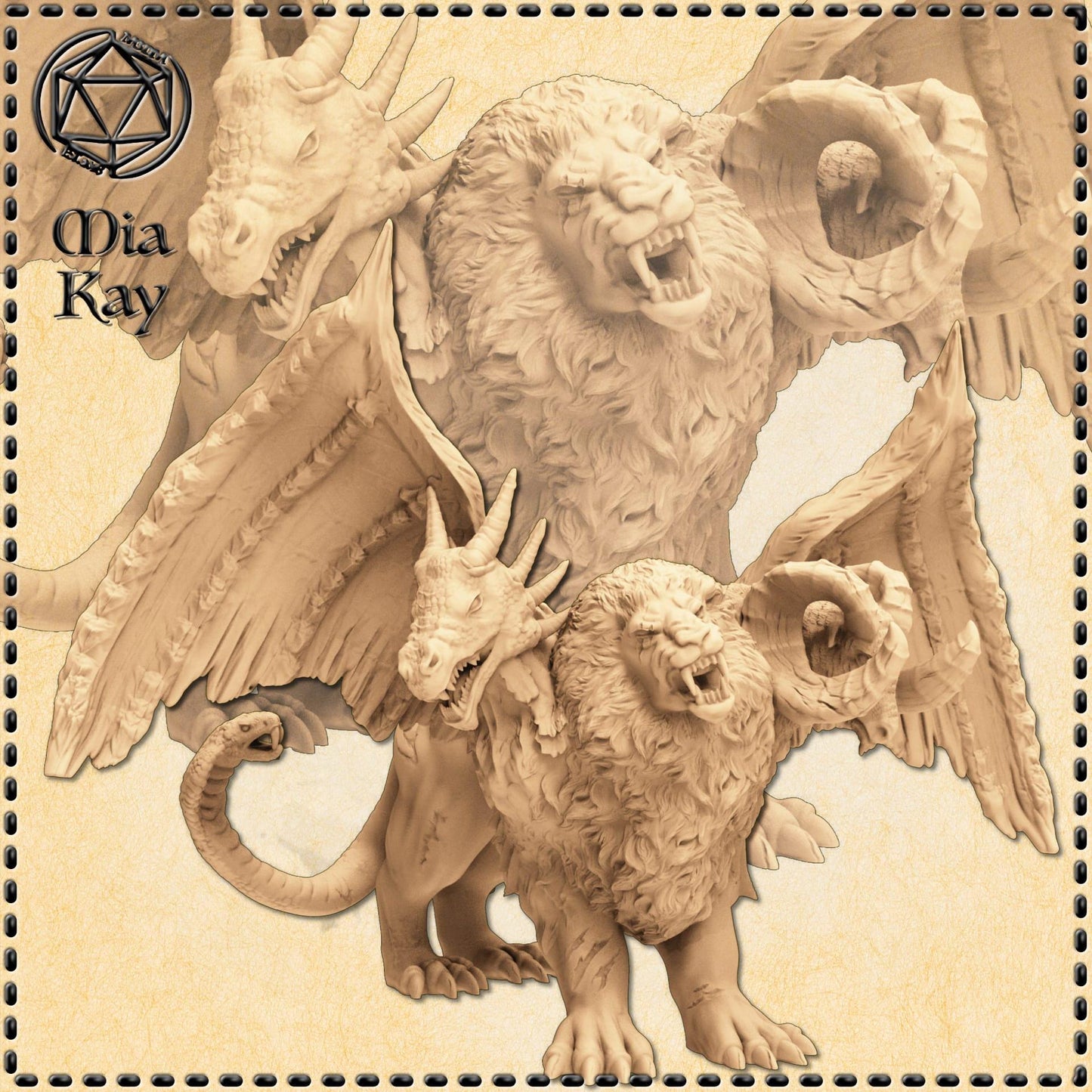 Chimera miniature by M3DM