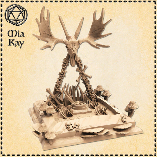 Woodland Alter miniature by M3DM