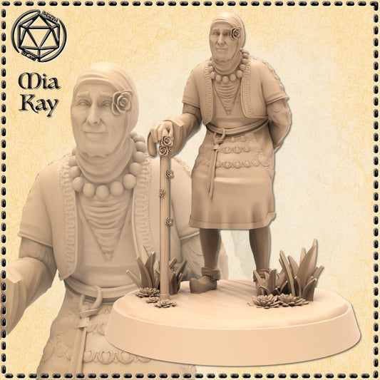 Cute Old Lady miniature by M3DM