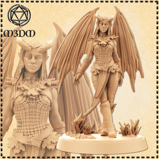 Demonic Druid miniature by M3DM