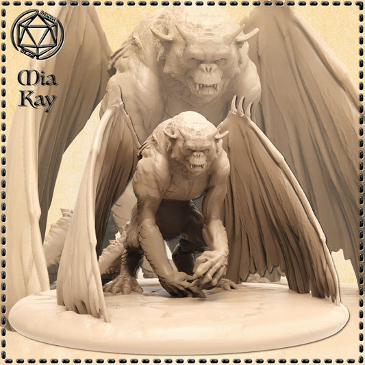 Gargoyle miniature by M3DM