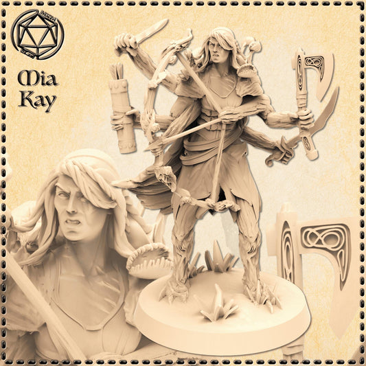 Dryad Ent Monster miniature by M3DM