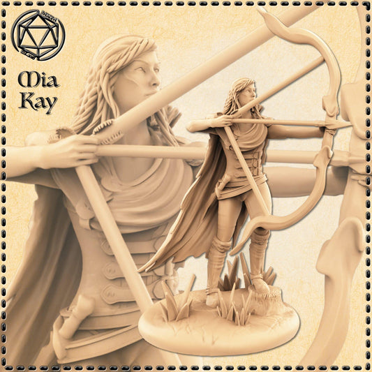 Dryad Ranger miniature by M3DM