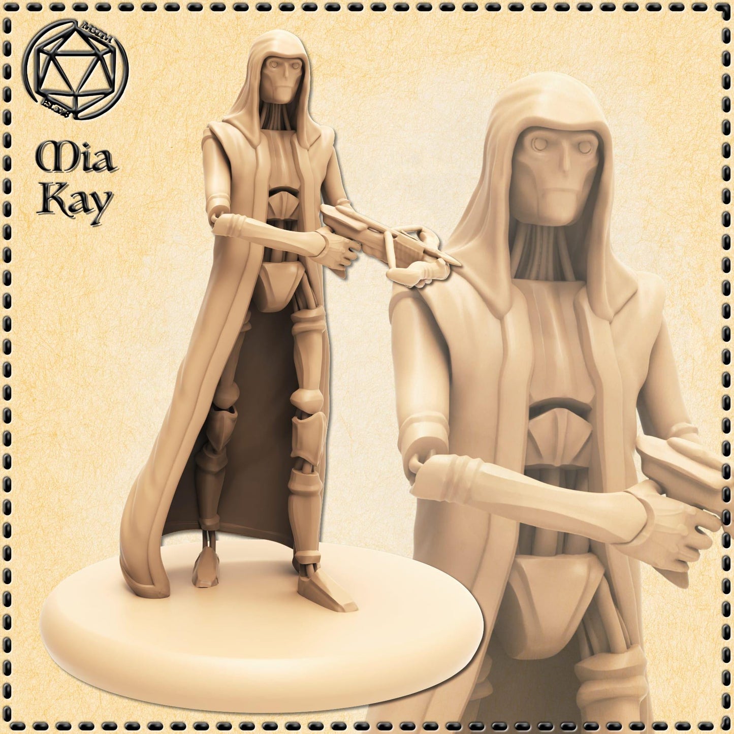 Gearforged Artificer miniature by M3DM