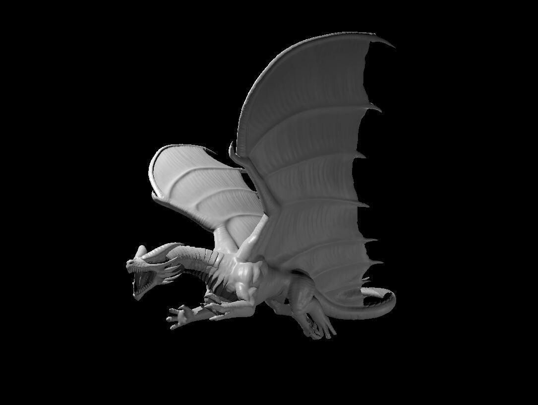 Copper Dragon Ancient Adult Young Wyrmling miniature by MZ4250