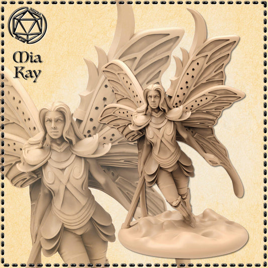 Fairy Paladin miniature by M3DM