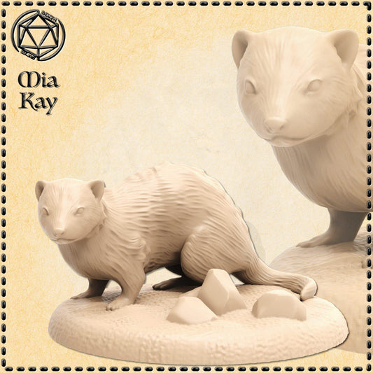 Ferret miniature by M3DM