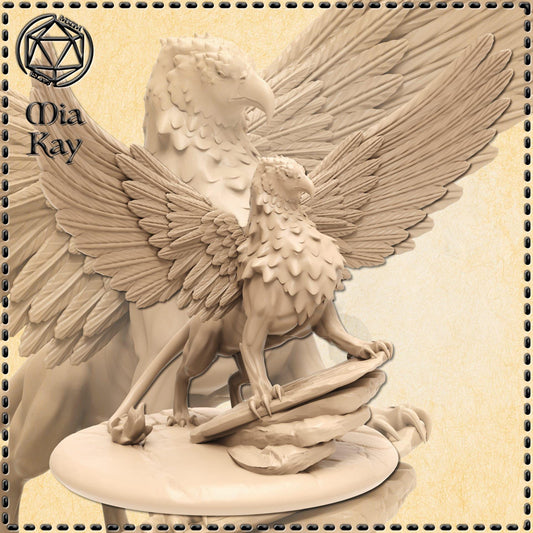 Gryphon miniature by M3DM