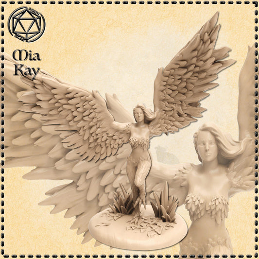 Harpy miniature by M3DM